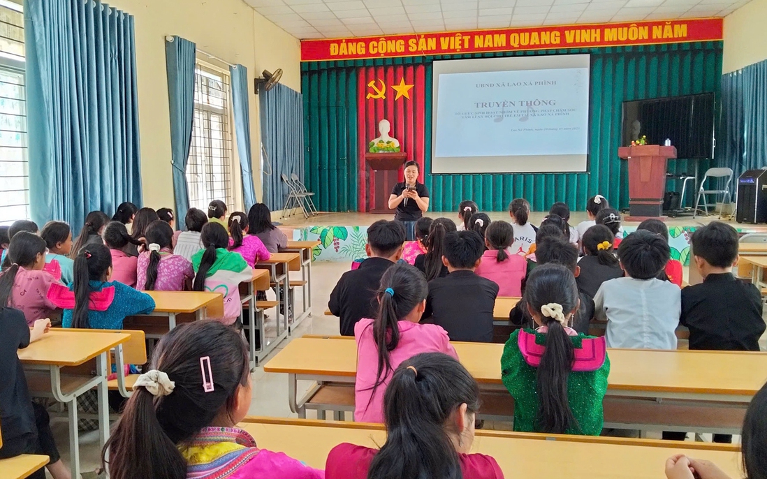 Truyền thông nâng cao sức khỏe tinh thần cho trẻ em vùng cao