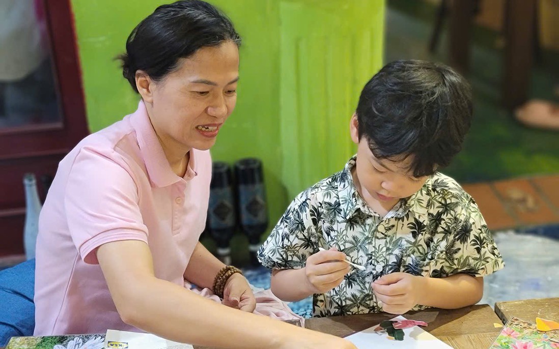 Kết hợp nghệ thuật với tái chế