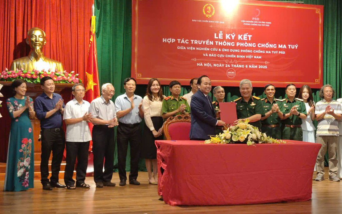 Báo Cựu chiến binh Việt Nam và Viện PSD hợp tác truyền thông phòng, chống ma túy 