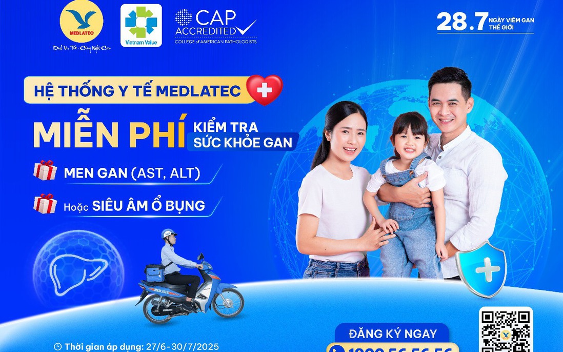 Hưởng ứng Ngày Viêm gan Thế giới, MEDLATEC miễn phí gói xét nghiệm men gan và siêu âm ổ bụng