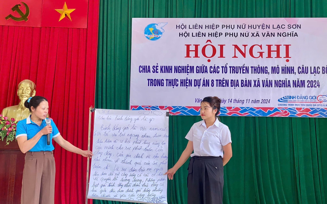 Bình đẳng giới nâng bước cho phụ nữ dân tộc thiểu số ở Hòa Bình