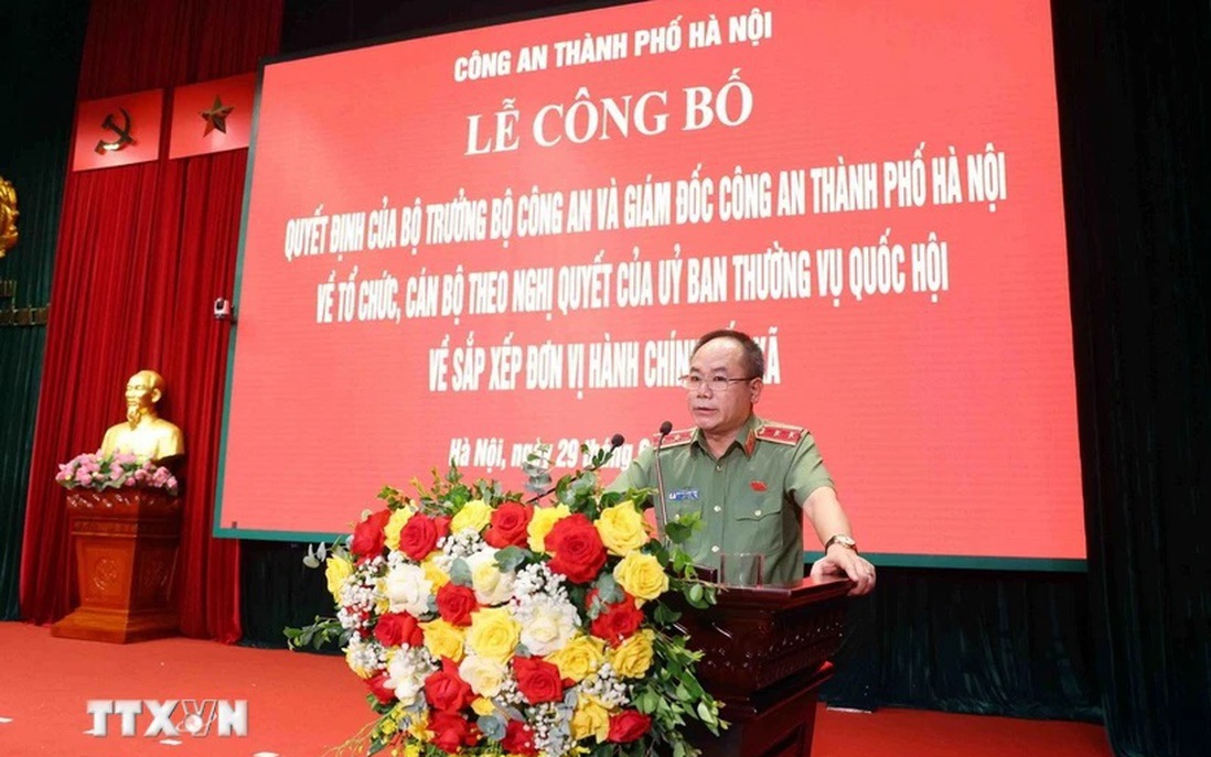 Công an Hà Nội ra mắt 126 Công an phường, xã theo mô hình tổ chức mới