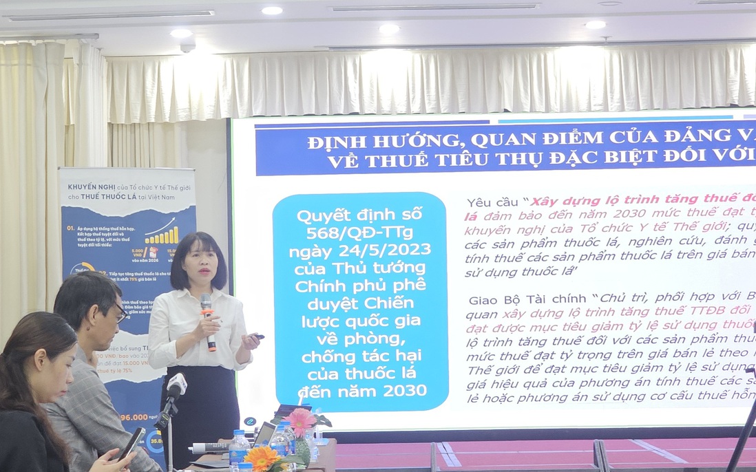Tỷ lệ sử dụng thuốc lá giảm chậm do giá thuốc lá quá rẻ và thuế thuốc lá còn thấp