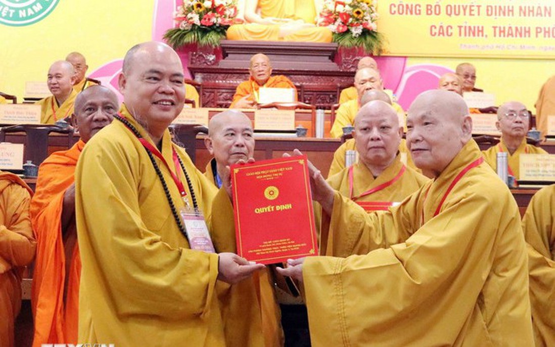 Công bố nhân sự Ban Trị sự Giáo hội Phật giáo Việt Nam khu vực phía Nam