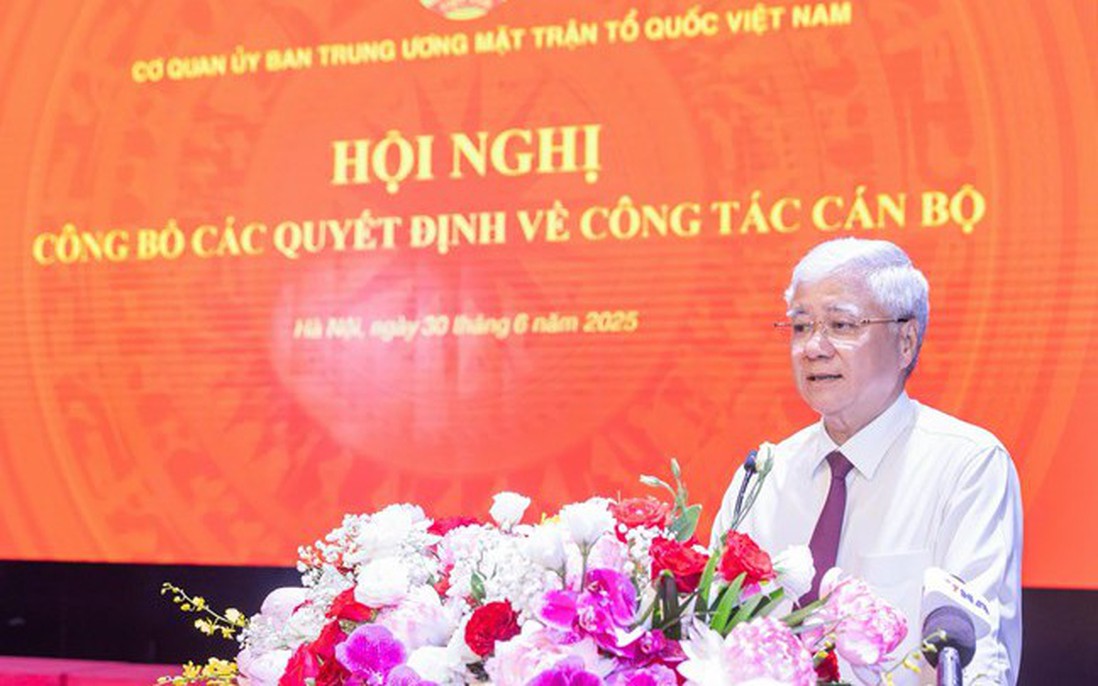 Công bố Quyết định thành lập 19 Ban, đơn vị Cơ quan Ủy ban Trung ương MTTQ Việt Nam