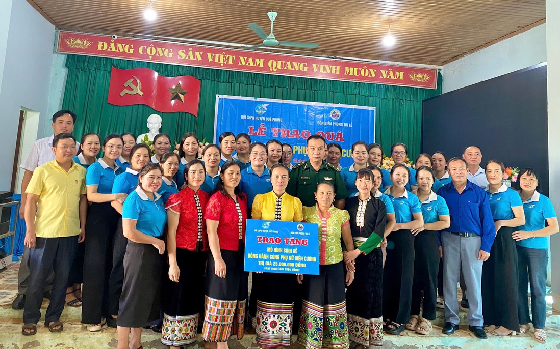 Trao sinh kế, giúp phụ nữ biên cương có cuộc sống tốt đẹp hơn