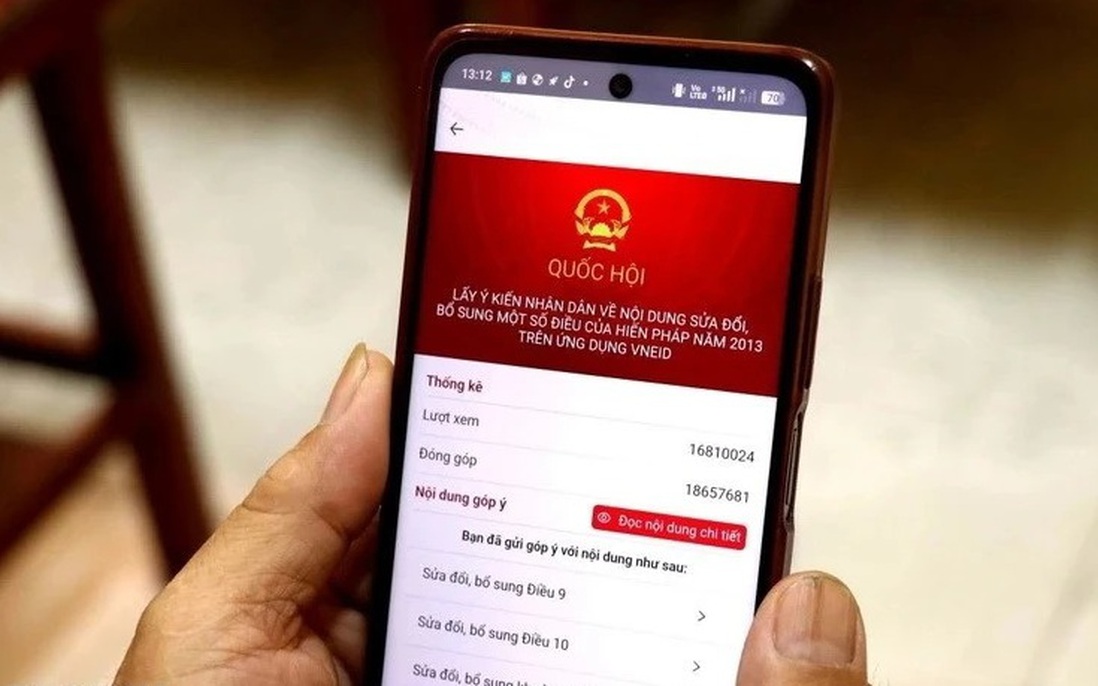 Tỷ lệ tán thành nội dung dự thảo Nghị quyết sửa đổi, bổ sung Hiến pháp là 99,75%