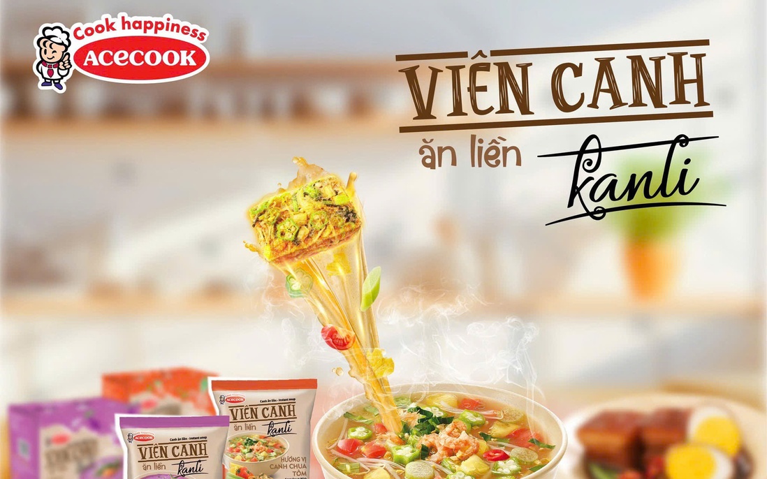 Acecook Việt Nam ra mắt bộ đôi: Viên canh Kanli & Gia vị chiên cơm rang "Giải pháp cho bữa ngon trọn vị chỉ trong 3 phút"