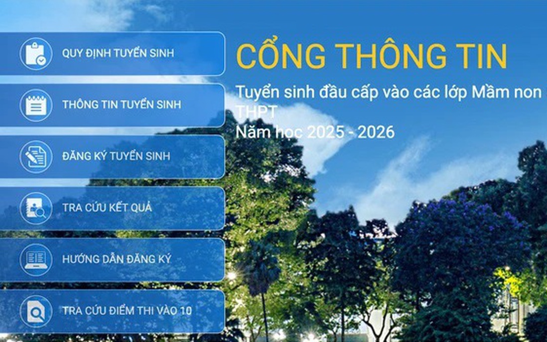 Hôm nay, phụ huynh Hà Nội thử nghiệm đăng ký tuyển sinh trực tuyến đầu cấp