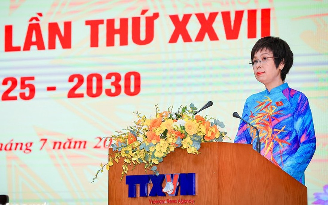 Bà Vũ Việt Trang tái đắc cử Bí thư Đảng ủy TTXVN khóa 27, nhiệm kỳ 2025-2030