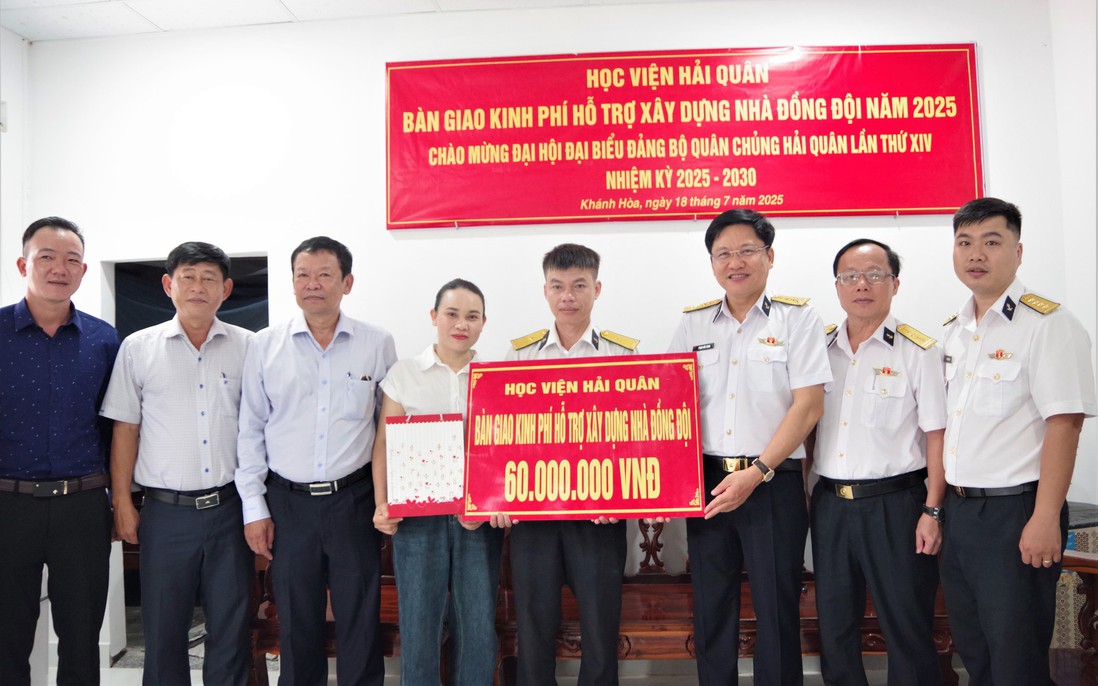 Học viện Hải quân lan tỏa nghĩa tình hậu phương quân đội