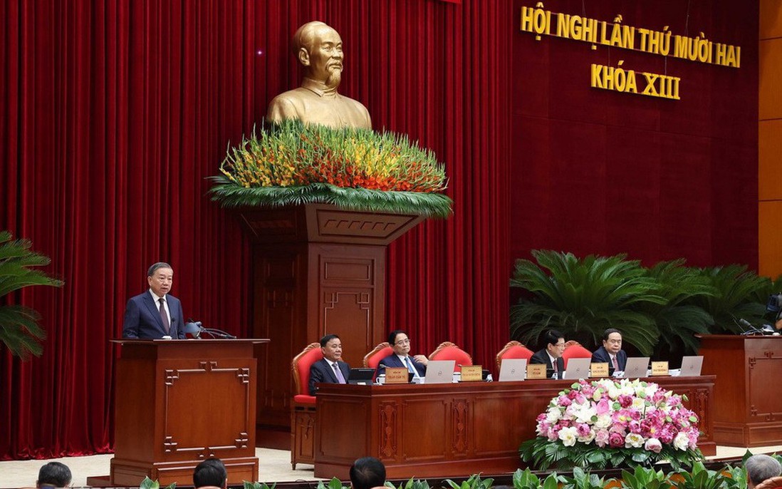 Phát biểu của Tổng Bí thư Tô Lâm tại phiên khai mạc Hội nghị Trung ương 12 - Khóa XIII