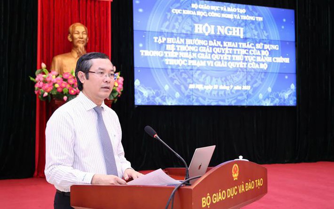 Bộ GD-ĐT đưa 95 thủ tục hành chính lên hệ thống và kết nối với Cổng dịch vụ công quốc gia