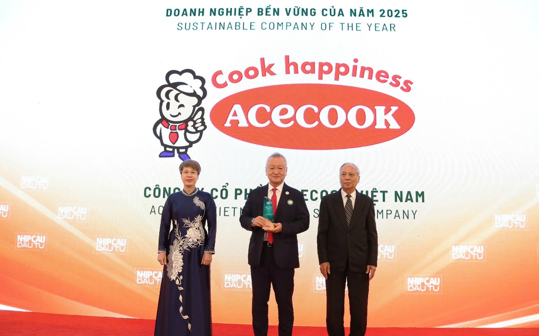 Acecook Việt Nam được vinh danh top 50 doanh nghiệp phát triển bền vững tiêu biểu 2025
