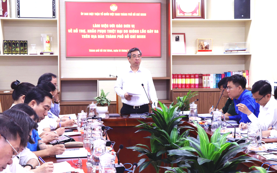 TPHCM: Khẩn trương khắc phục thiệt hại do giông lốc, sẵn sàng ứng phó thiên tai