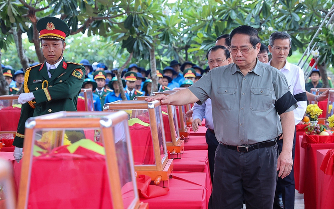 Thủ tướng: "Tiếp tục làm hết sức mình để không một liệt sĩ nào bị lãng quên"