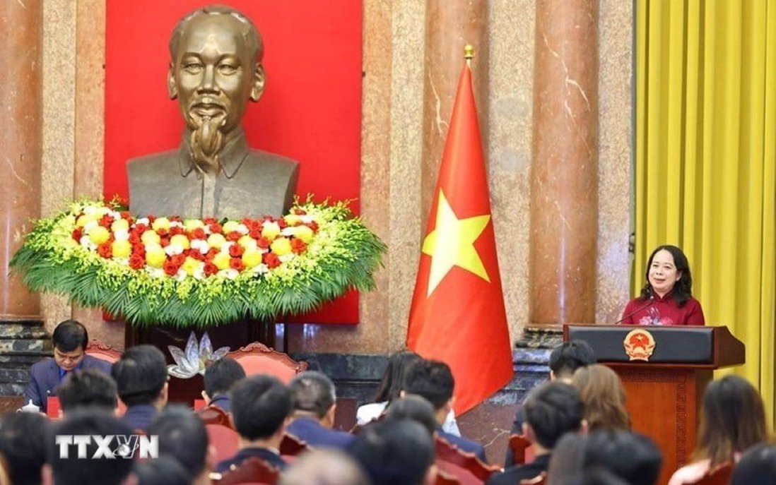 Phó Chủ tịch nước gặp mặt đại biểu tham gia Diễn đàn Trí thức trẻ Việt Nam toàn cầu lần thứ 6