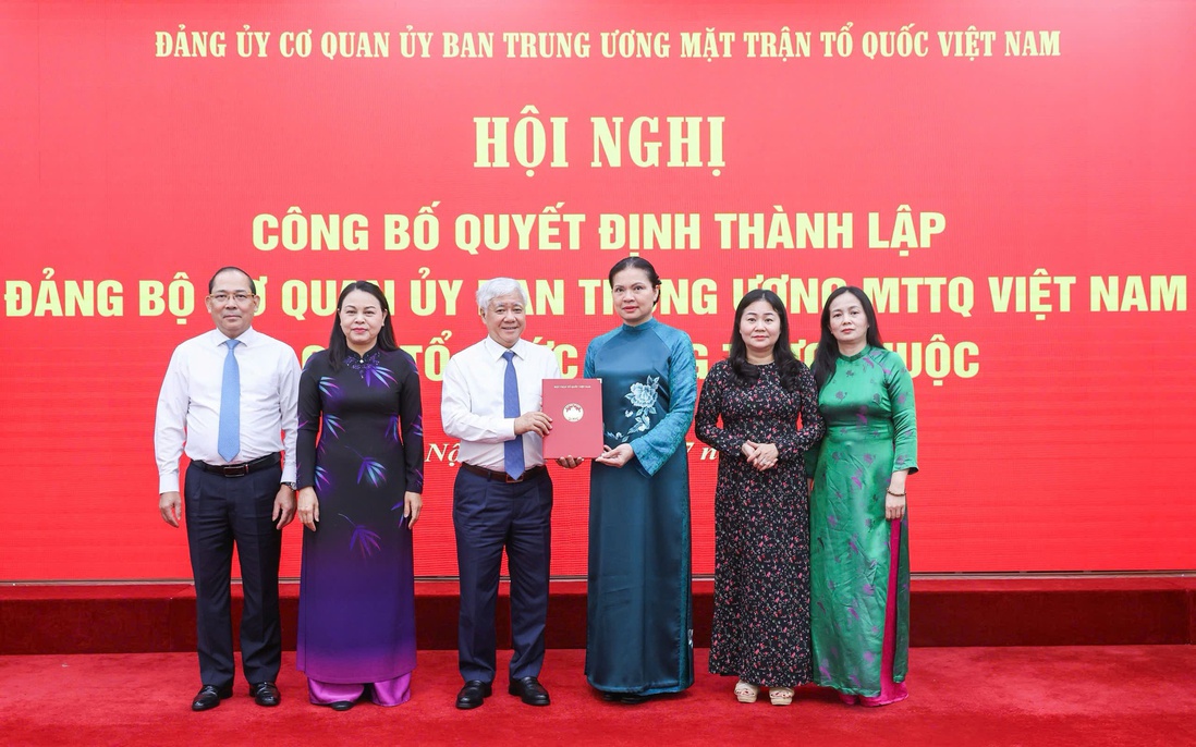 Thành lập Đảng bộ Cơ quan Ủy ban Trung ương Mặt trận Tổ quốc Việt Nam và các tổ chức Đảng trực thuộc
