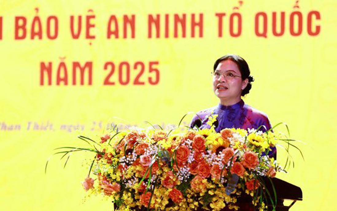 Phó Chủ tịch UBTƯ MTTQ Việt Nam Hà Thị Nga dự "Ngày hội toàn dân bảo vệ an ninh Tổ quốc" 2025 tại Lâm Đồng