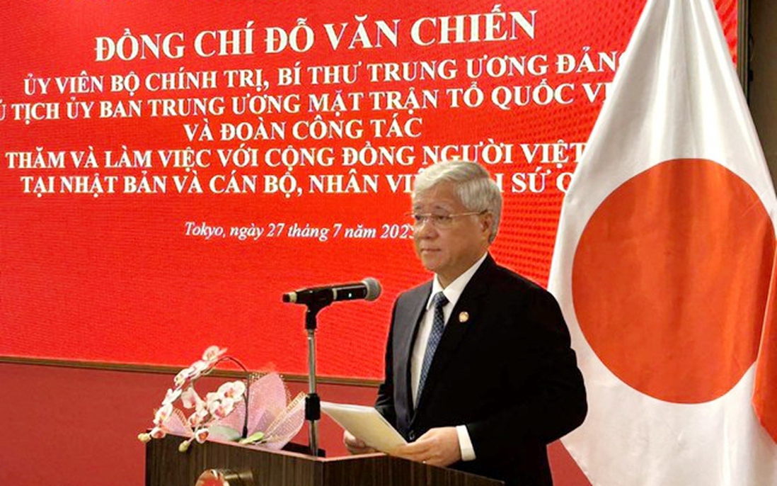 Chủ tịch UBTƯ MTTQ Việt Nam Đỗ Văn Chiến bắt đầu chuyến thăm hữu nghị Nhật Bản
