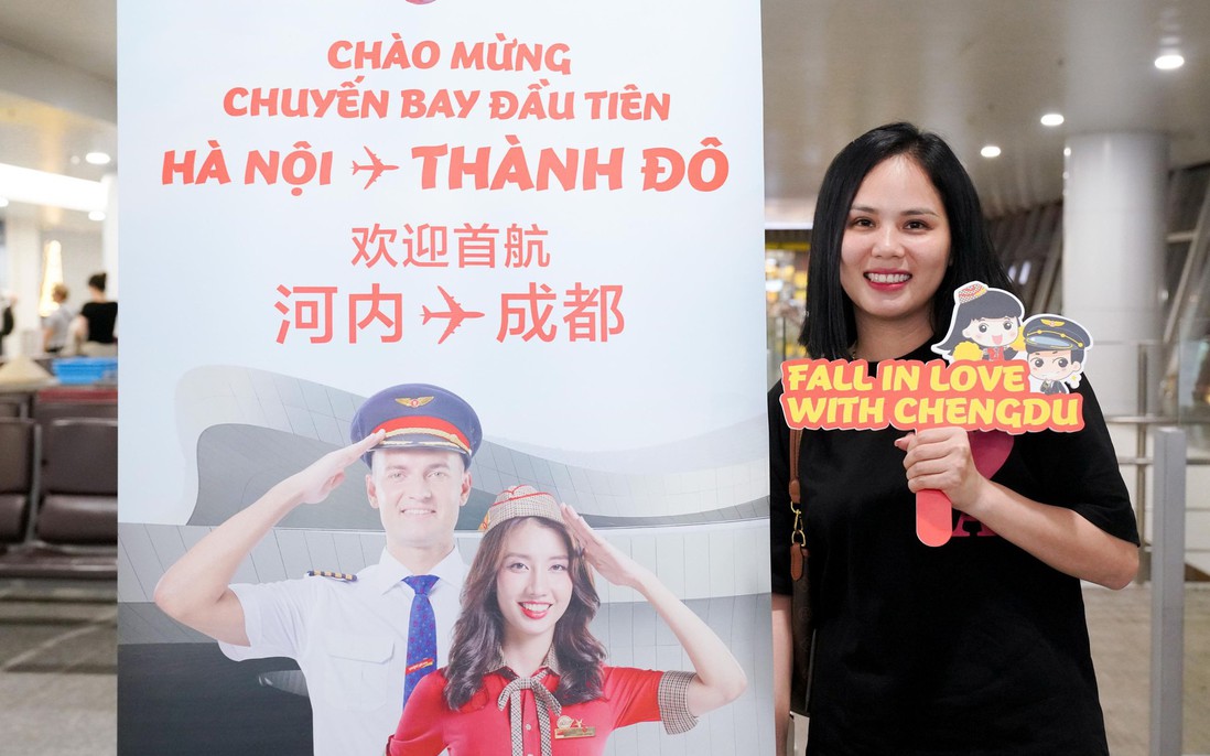 Thêm đường bay mới, đón hè rực rỡ cùng Vietjet tại Thành Đô (Trung Quốc)