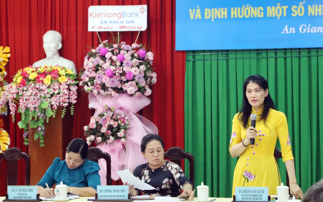 An Giang: Hội Phụ nữ cơ sở cần chủ động xây dựng kế hoạch phù hợp thực tiễn địa bàn