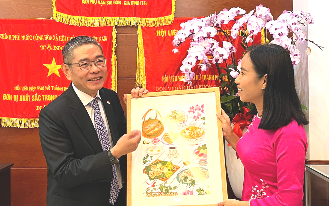 Hội LHPN TPHCM tiếp Tổng lãnh sự nước Cộng hòa Singapore tại TPHCM