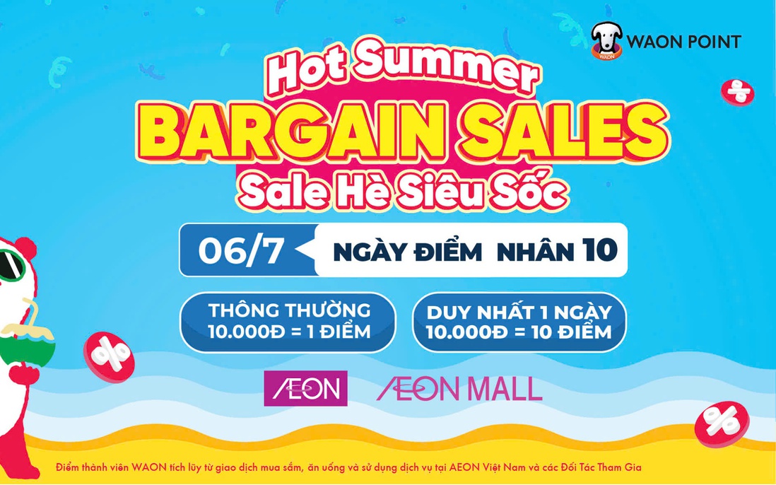 Tập đoàn AEON ra mắt Chương Trình Điểm Thành Viên “WAON POINT”: Mua sắm thêm tiện lợi, nhận ưu đãi mỗi ngày
