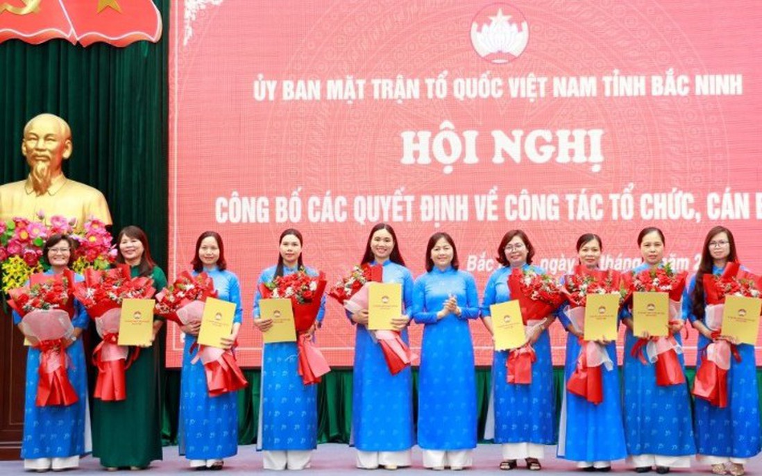 Thành lập Ban Công tác phụ nữ thuộc Cơ quan Mặt trận Tổ quốc Việt Nam tỉnh Bắc Ninh