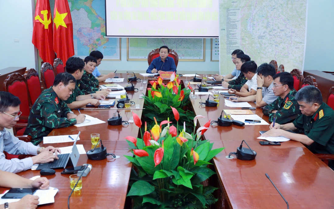 Phó Thủ tướng Trần Hồng Hà chỉ đạo khắc phục lũ quét, sạt lở đất ở Điện Biên