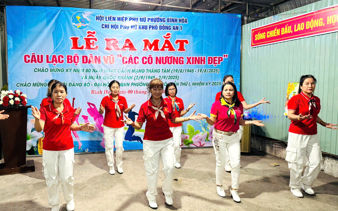Gắn kết hội viên qua phong trào dân vũ, thể dục thể thao