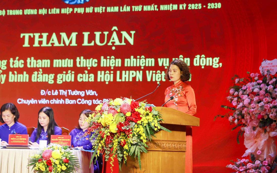 Lãnh đạo công tác tham mưu thực hiện nhiệm vụ vận động, thúc đẩy bình đẳng giới của Hội LHPN Việt Nam
