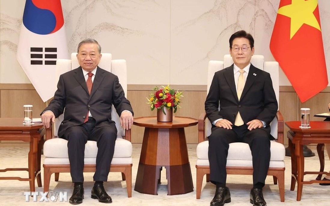 Tổng Bí thư Tô Lâm hội đàm với Tổng thống Hàn Quốc Lee Jae Myung