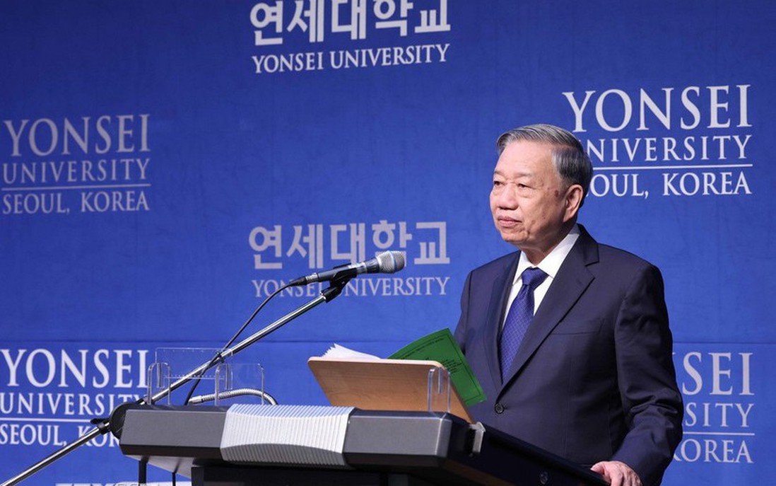 Toàn văn phát biểu của Tổng Bí thư Tô Lâm tại Đại học Yonsei của Hàn Quốc