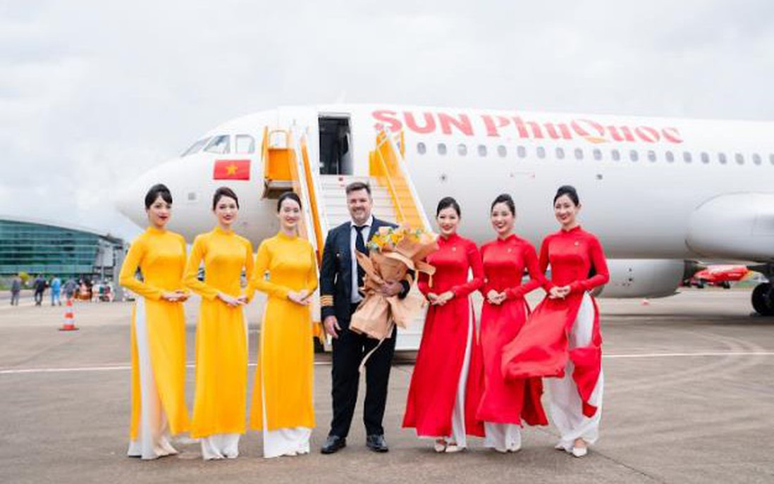 Ngắm thiết kế tàu bay lấy cảm hứng từ hoàng hôn đảo Ngọc của Sun PhuQuoc Airways