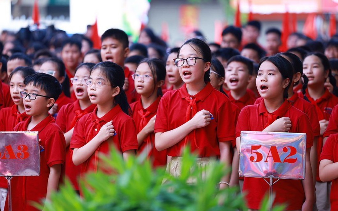 Hơn 23 triệu học sinh, sinh viên cả nước sẽ cùng hát Quốc ca trong lễ khai giảng