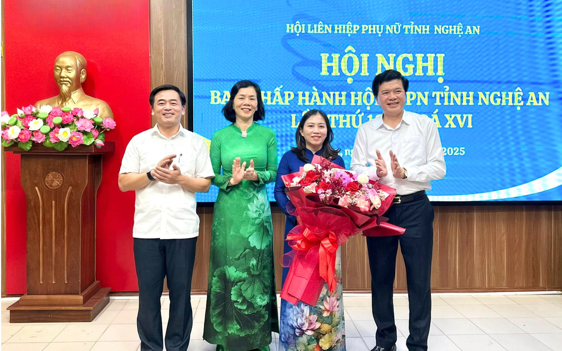 Hội LHPN tỉnh Nghệ An có tân Chủ tịch