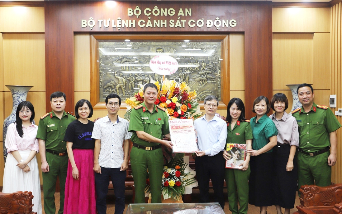 Báo Phụ nữ Việt Nam chúc mừng Bộ Tư lệnh Cảnh sát cơ động nhân dịp 80 năm Ngày truyền thống CAND