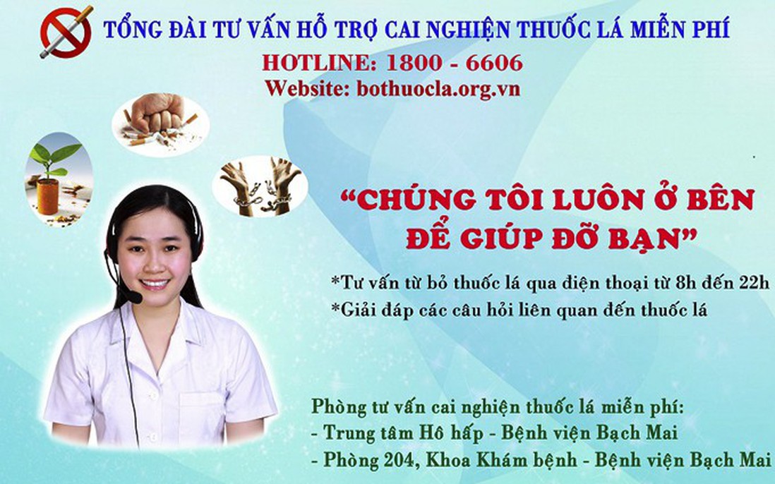 Bệnh viện Bạch Mai với công tác tư vấn, điều trị và hỗ trợ chuyên môn về cai nghiện thuốc lá