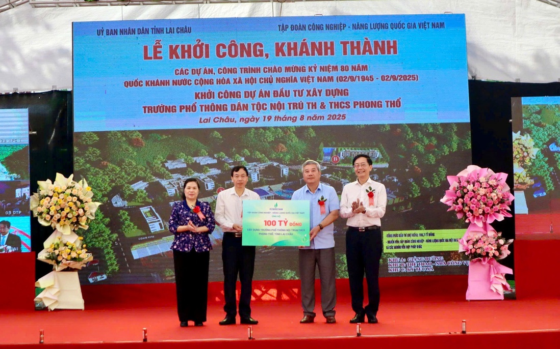 Khởi công xây dựng Trường phổ thông Dân tộc nội trú Tiểu học và THCS Phong Thổ