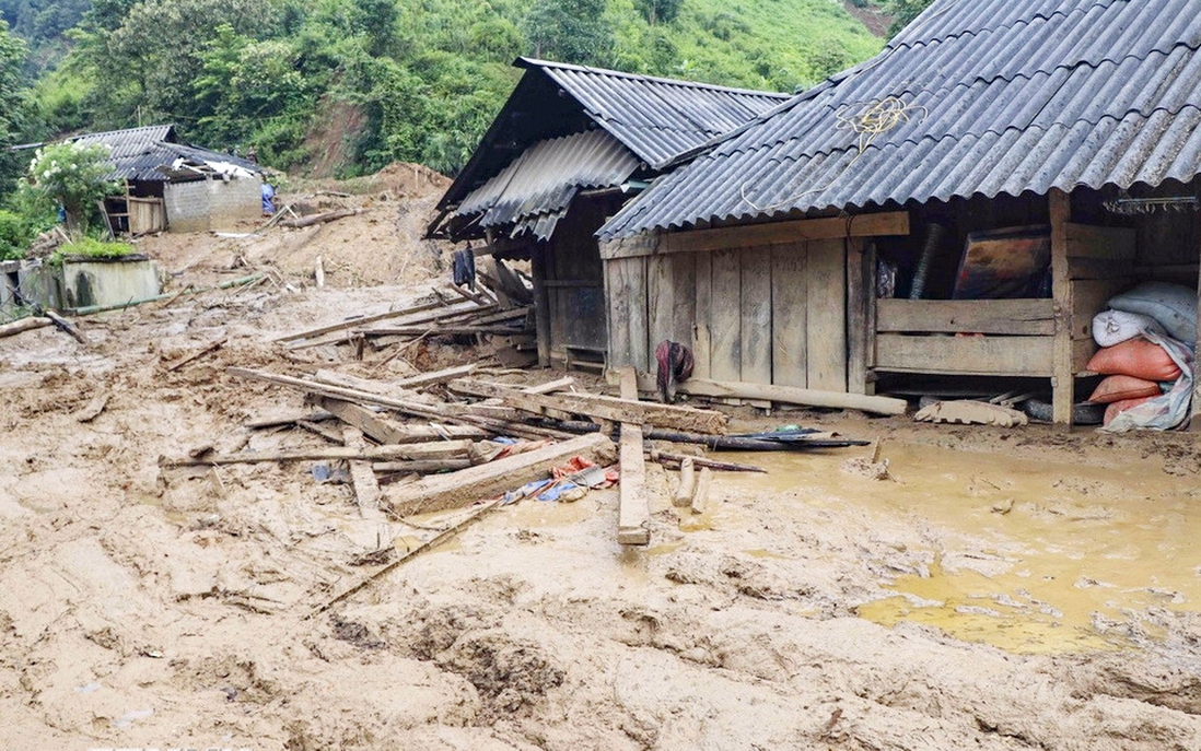 Tập trung khắc phục hậu quả mưa lũ, lũ quét, sạt lở đất tại các tỉnh Điện Biên, Sơn La, Nghệ A