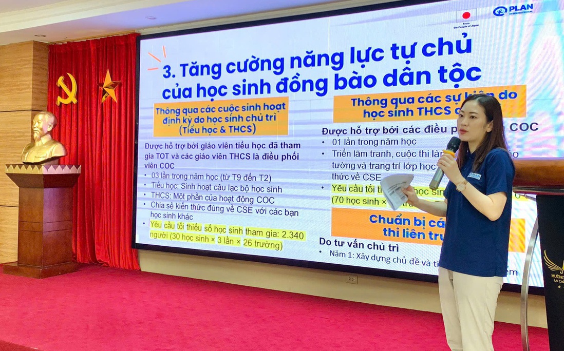 Nâng cao môi trường học tập và giáo dục đáp ứng giới cho học sinh dân tộc thiểu số