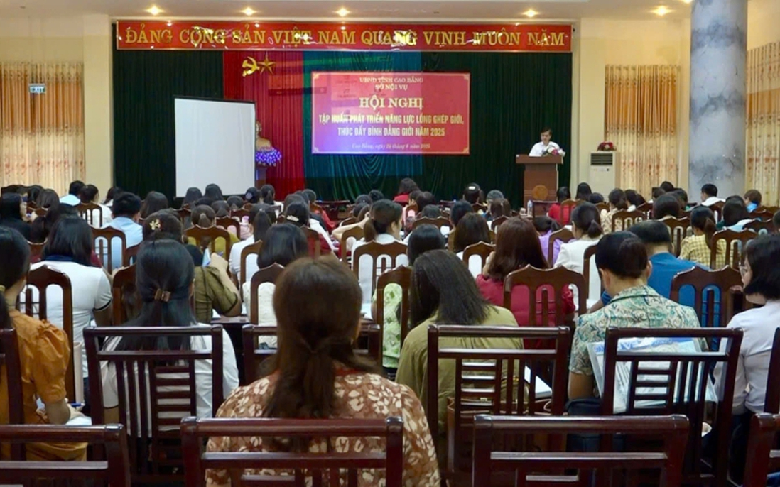 Tập huấn phát triển năng lực lồng ghép giới, thúc đẩy bình đẳng giới