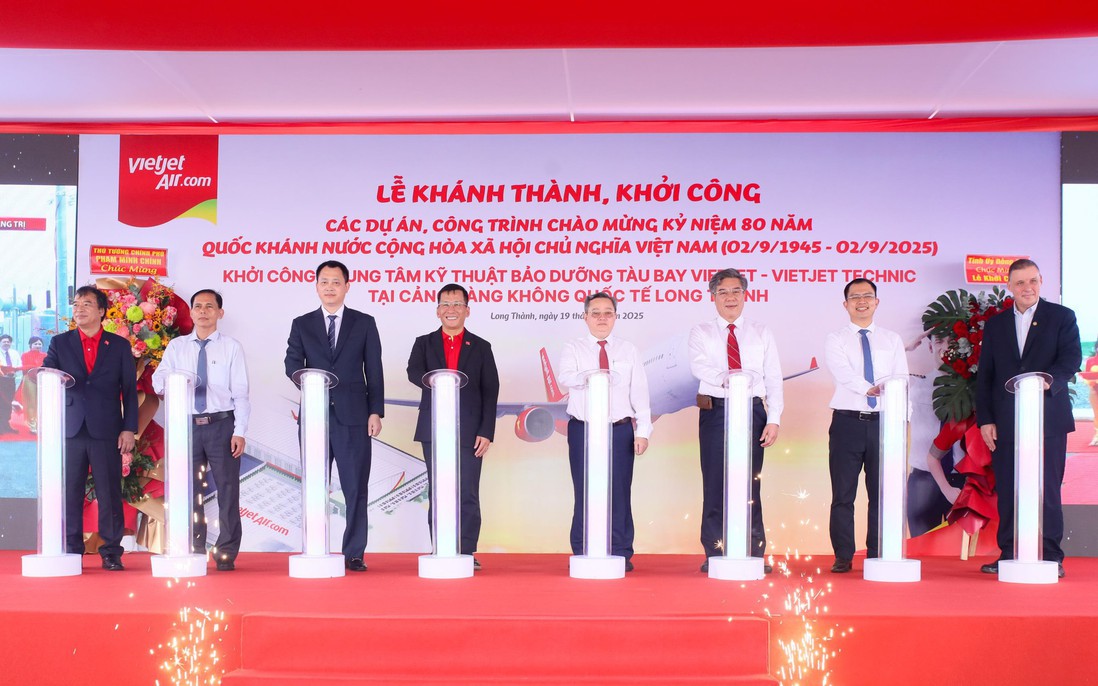 Khởi công Trung tâm Bảo dưỡng Vietjet tại Long Thành - Nâng tầm dịch vụ hàng không Việt Nam