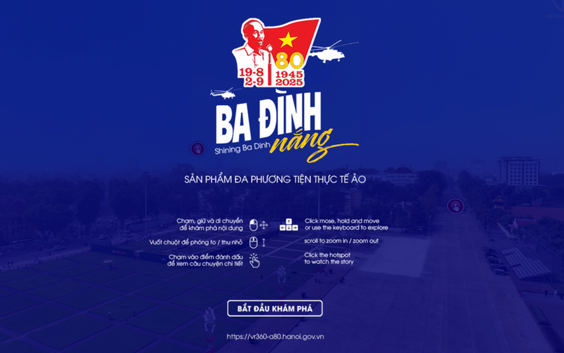 Hà Nội ra mắt sản phẩm truyền thông số đặc biệt chào mừng 80 năm Quốc khánh