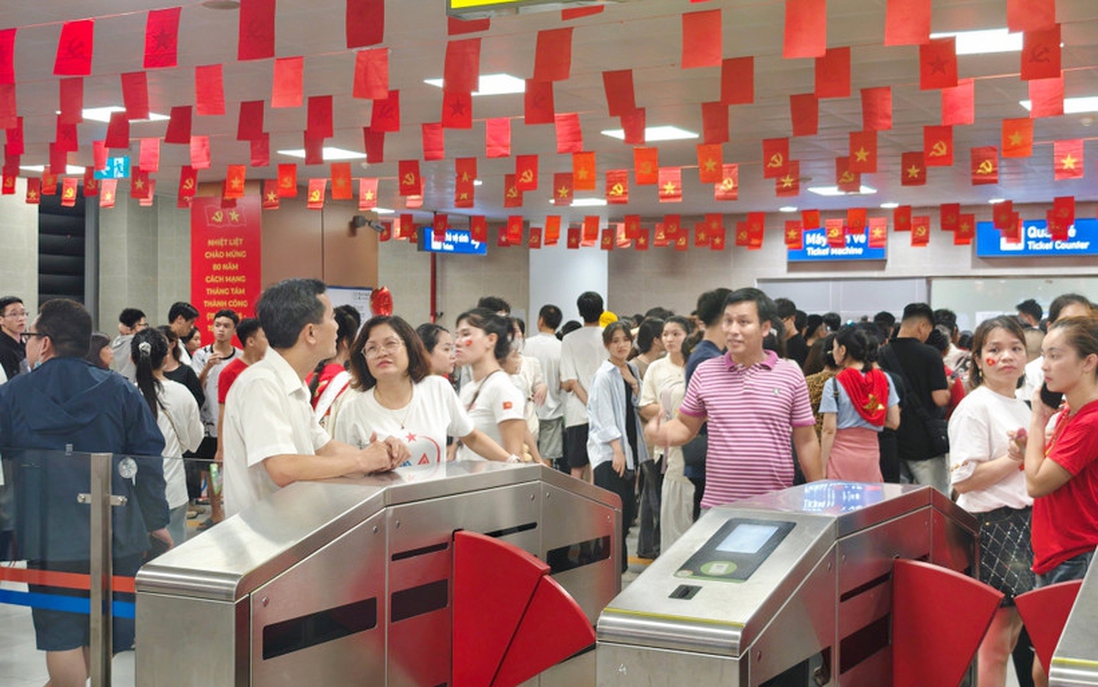 2 tuyến đường sắt đô thị Hà Nội chạy xuyên đêm dịp nghỉ lễ Quốc khánh 2/9