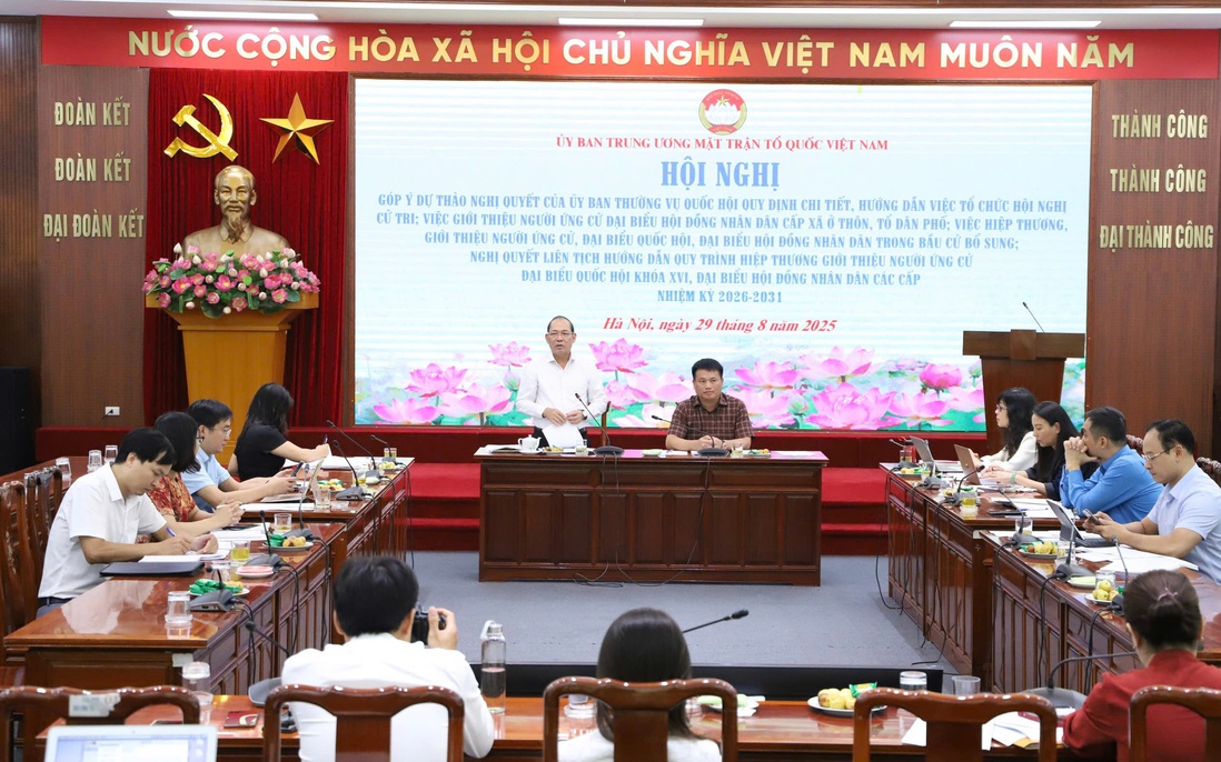 UBTƯ MTTQ Việt Nam góp ý dự thảo Nghị quyết đối với công tác bầu cử đại biểu Quốc hội và HĐND