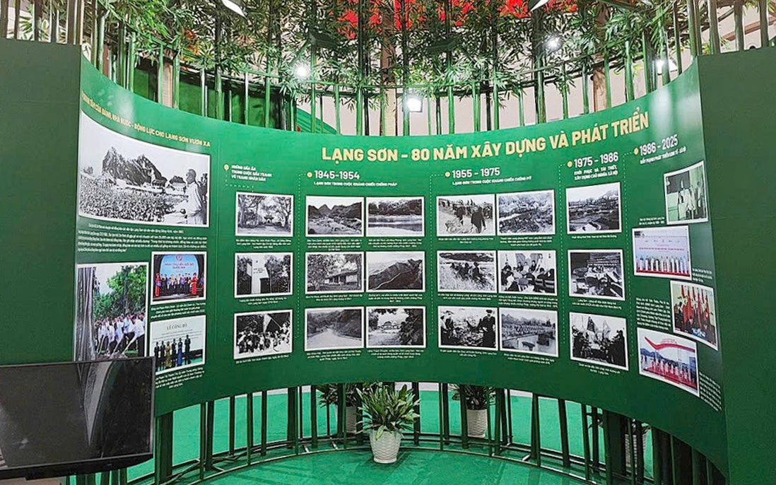 Lạng Sơn tham gia Triển lãm thành tựu đất nước với chủ đề "80 năm hành trình vươn lên"