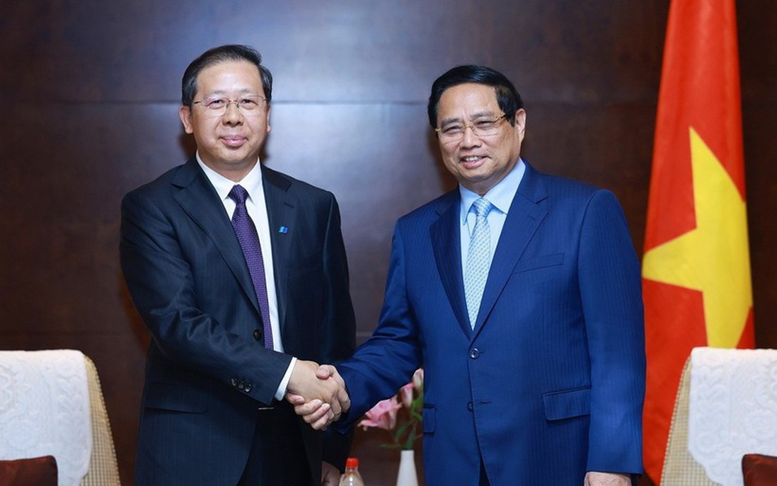 Thủ tướng Phạm Minh Chính làm việc với các Tập đoàn hàng đầu của Trung Quốc