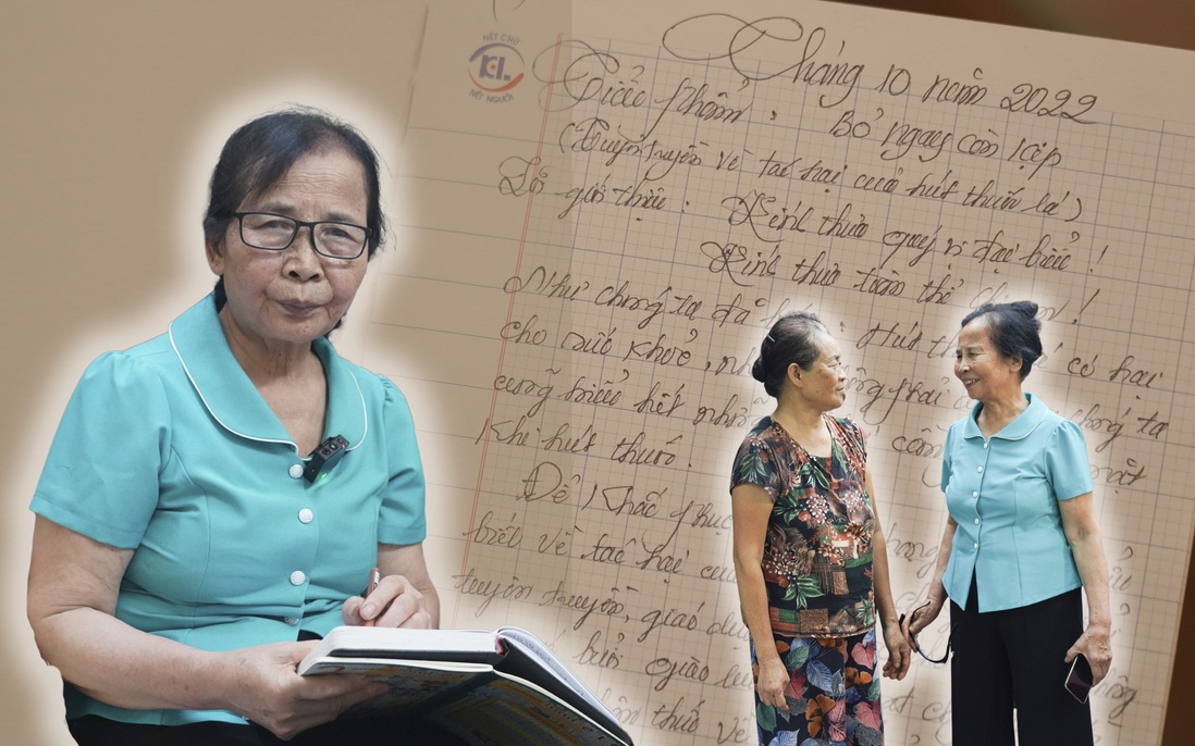 Bà lão 76 tuổi và hành trình "thắp lửa" cho cộng đồng không khói thuốc